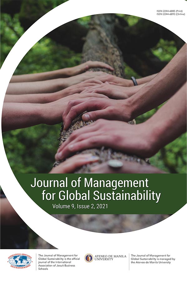 Banner Impact Bridge. Publicaciones. Journal of Management for Global Sustainability