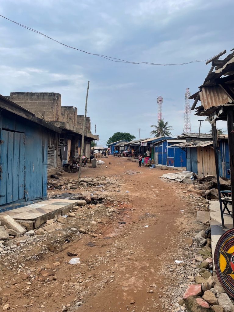 Street view of Accra