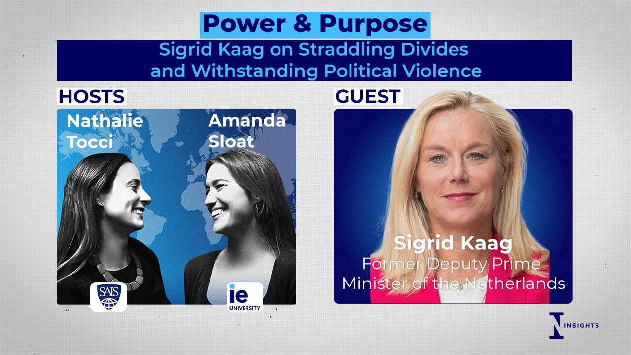 Sigrid Kaag on Straddling Divides and Withstanding Political Violence