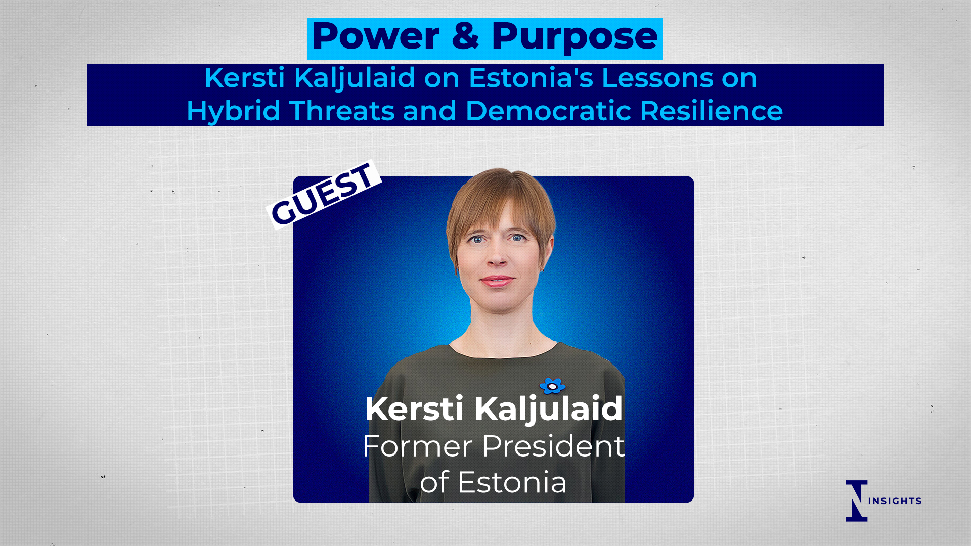 Kersti Kaljulaid on Estonia's Lessons on Hybrid Threats and Democratic ...