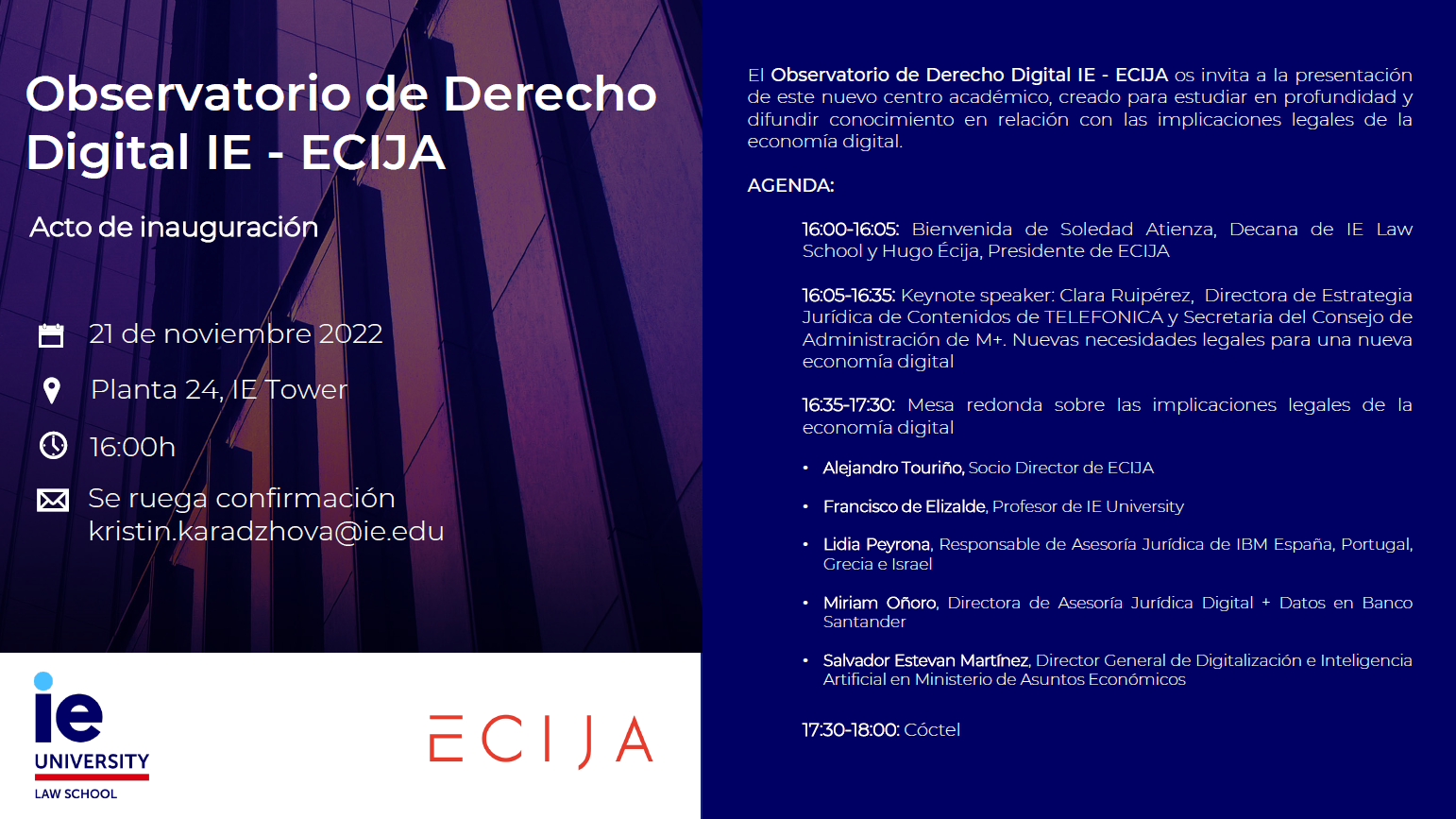 Observatorio de Derecho Digital IE - ECIJA