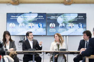 Mesa redonda de la presentación del informe sobre sostenibilidad del Observatorio de Derecho Digital IE-ECIJA