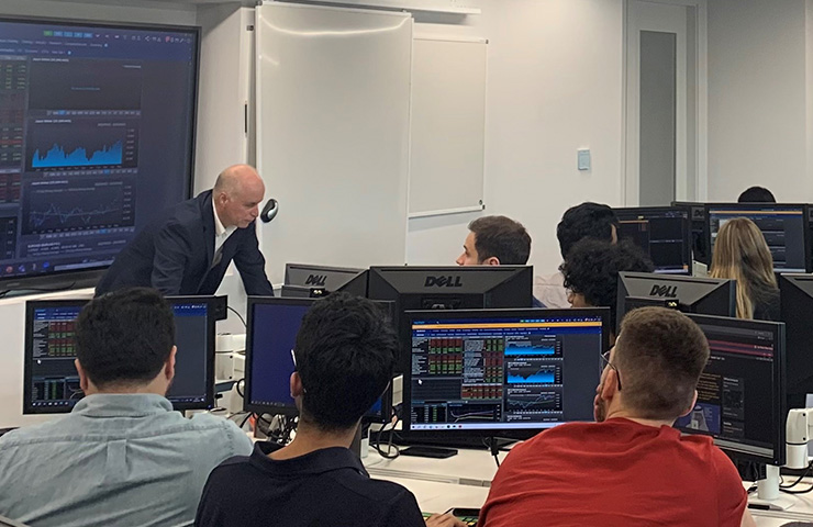 Inside the IE Trading Room: Master in Finance students’ experience