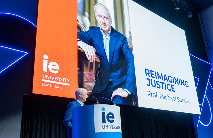 Reimagining justice: renowned Harvard professor Michael J. Sandel sparks thought-provoking debate at IE Law School