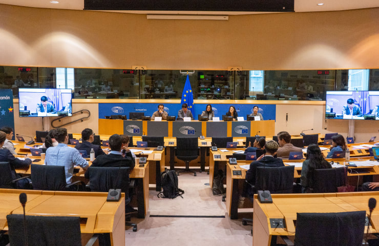 International relations in action: Master in International Relations students visit the European Parliament in Brussels