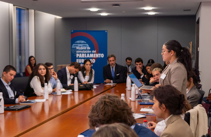 International relations in action: Master in International Relations students visit the European Parliament in Brussels