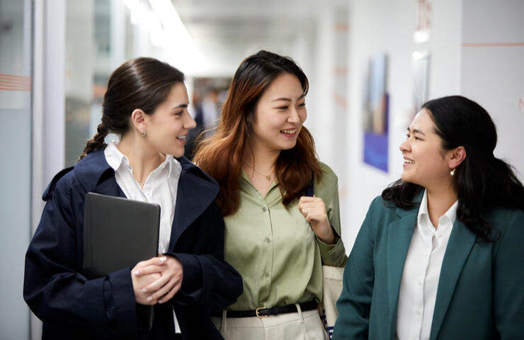 international students getting prepared for a international working environment