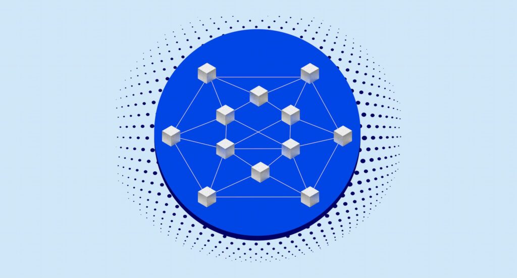 Diagram of blockchain technology