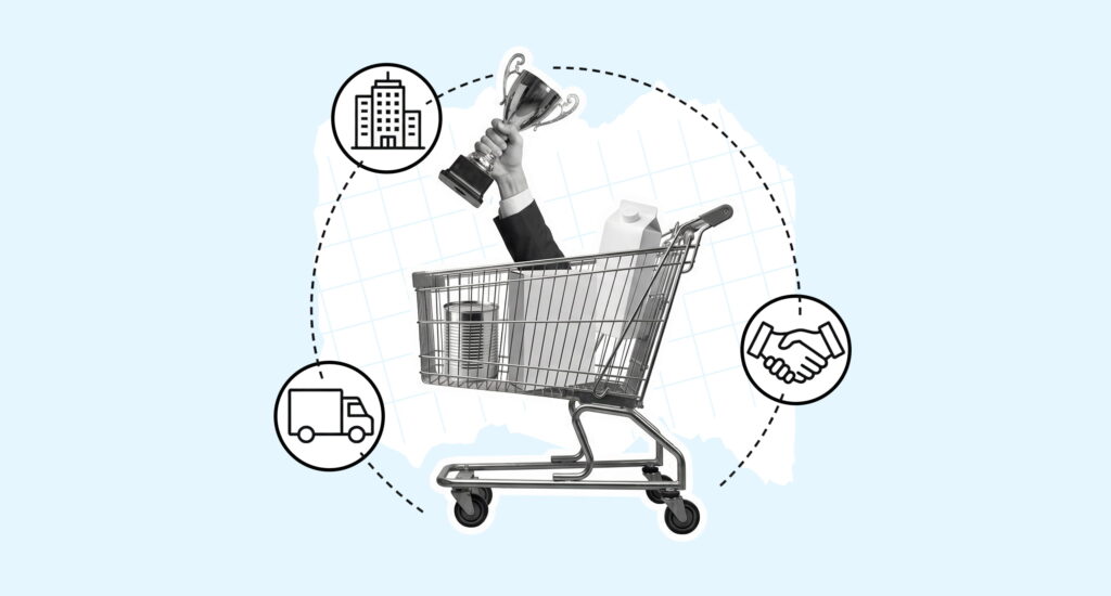 Collage representing biggest FMCG companies