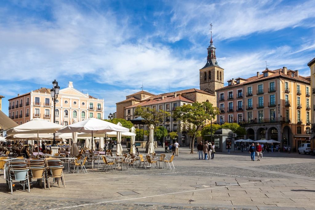 Plaza Mayor in Segovia
